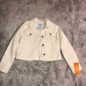 Girls Gymboree jean jacket never worn size medium 7/8